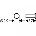Крючок для полотенец Hansgrohe Logis Universal 41711000
